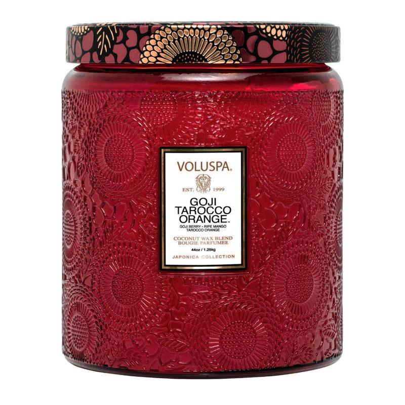 Goji Tarocco Orange Luxe Jar Candle