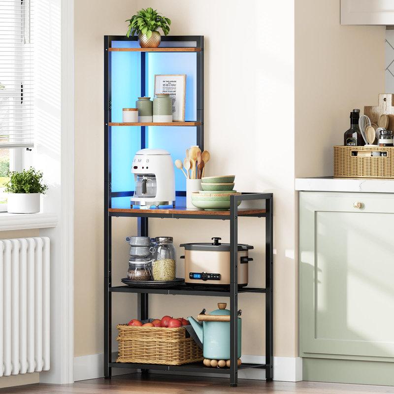 143cm H x 64cm W Metal Corner Bookcase