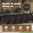 vidaXL Garden Dining Set 13 pcs Brown Polt rattan-122274339
