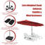 Parasol de marché double face 15 pi Arlmont & Co.-2061193520