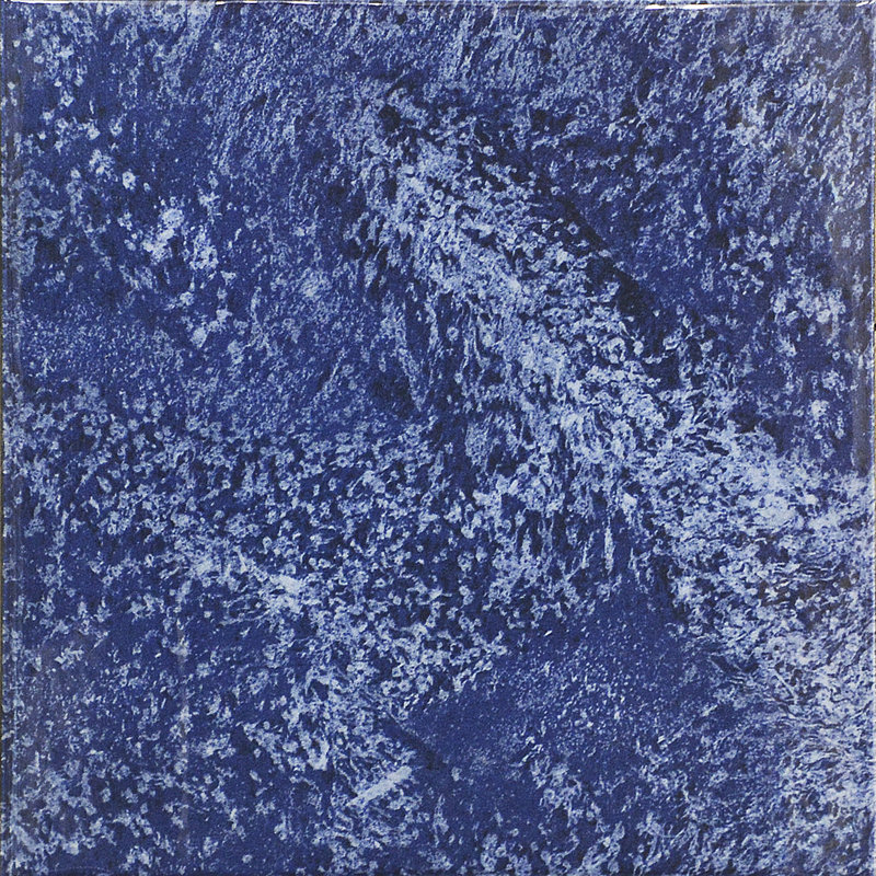 6" x 6" Porcelain Metal Look Wall & Floor Tile, Opal Navy