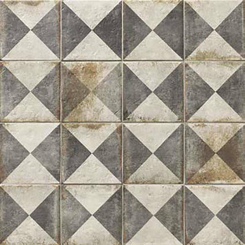 Carreau de porcelaine de 8,88 po x 8,88 po Siena Antico Arlecchino