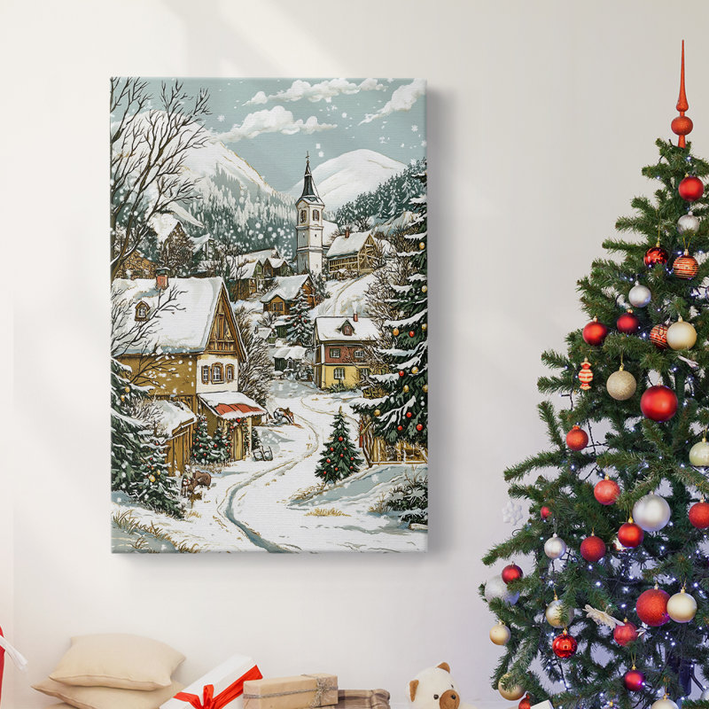 Art des Fêtes de Noël - Toile tendue avec châssis Dxxvii