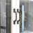 White 2-Drawer Bookcase With Glass Doors-869916058