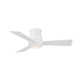 Hug 44'' 3 Blade Ceiling Fan with LED Light Kit