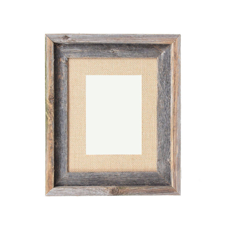 Cadre photo Parley, Toile de jute rustique, 11 po x 14 po