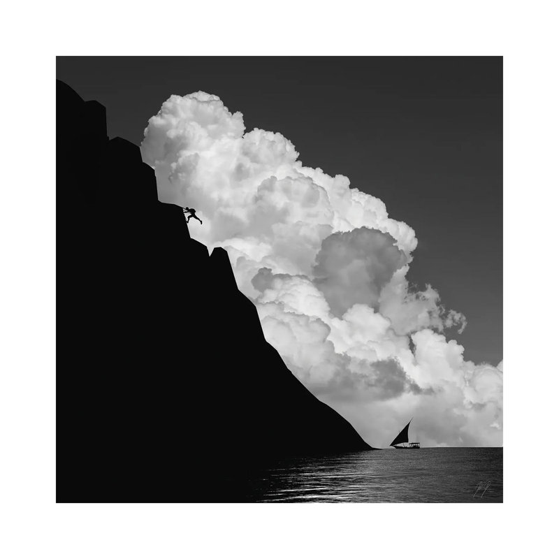 No Risk, No Fun by Kathrin Federer - Wrapped Canvas Print, 30.48 cm H x 30.48 cm W