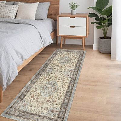 Striped Machine Braided Area Rug