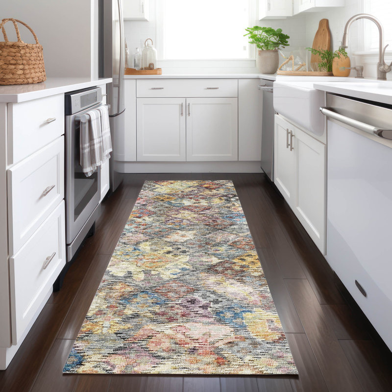 Tapis intérieur / extérieur doré San Marino , 2'3" x 7'6"