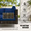 Ensemble modulaire d'extérieur modulaire, ensemble de conversation durable, ensemble de mobilier de patio en osier 7 pièces pour une utilisation polyvalente et élégante
