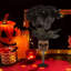 Lot de 10 roses noires artificielles avec œil, tiges de roses artificielles pour Halloween, roses gothiques à longues tiges pour la décoration de la maison, des fêtes et des cimetières.