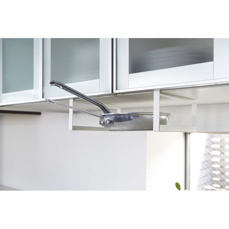 White Steel Under Shelf Storage Rack Organizer