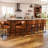 26" Counter Height Bar Stools,Camel PU Leather Black Metal Base-1655200451-1655200450