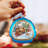 4'' Glass Hanging Figurine Ornament