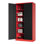 Armoire de rangement simple en métal (H 72 po x l 36 po x P 18 po)