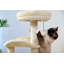 Petit arbre à chat pour chat d'intérieur, tour de chat moyenne avec jouet pour chat interactif, condo pour chat 32,7 po avec brosse auto-toilettée, griffoir naturel pour chat, boules pendantes pour petits et moyens chats-1401824468