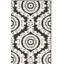 Tapis noir / blanc intérieur / extérieur-22213087