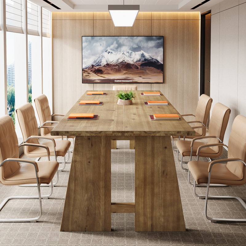 70.87cm Solid Wood Rectangle Conference Table