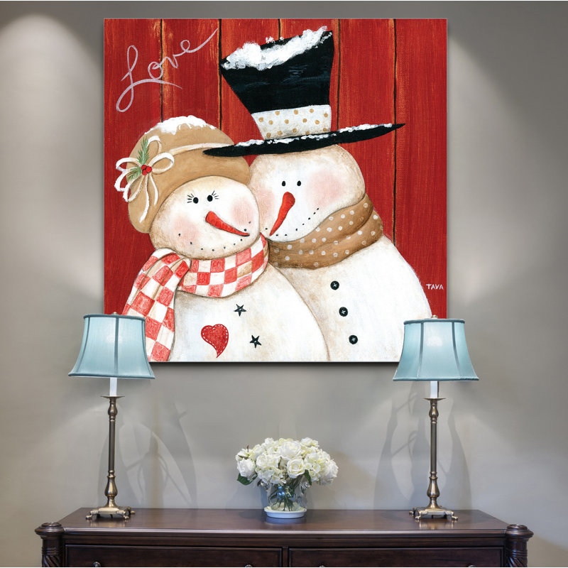 « frosty love », peinture, H 40 po x l 40 po x P 1,5 po, Toile tendue