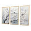 Gris gris, printemps, arbres, oiseaux, art mural-309960183-309960168