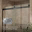 Levity Plus Less Sliding Shower Door, 81-5/8" H x 56-5/8 - 59-5/8" W, With 3/8" Thick Crystal Clear Glass-1606136321