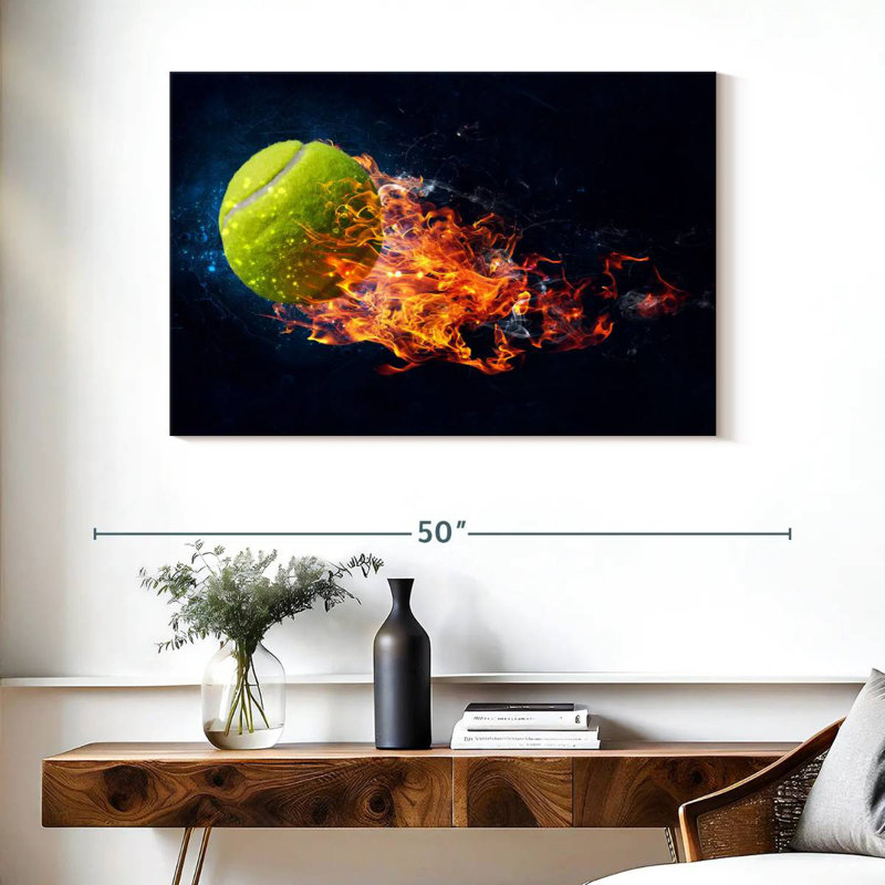 Balle de tennis Sireci Blazing, H 26 po x l 39 po