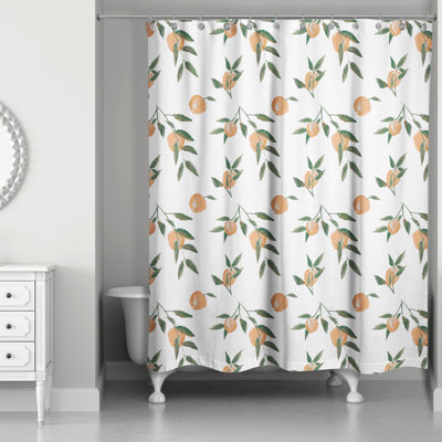 Rideau de douche simple Ammber Peachy