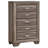 Brookes 5-drawer Bedroom Chest Washed Taupe-93620379