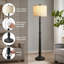 Lampe sur pied avec abat-jour en lin Farmhouse-879323874-879323875-879323884