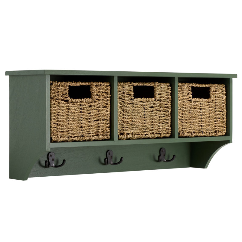 3 - Hook Wall Hook, Dusty Green
