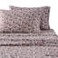 Ensemble de draps 4 pièces en coton avec imprimé faune d'hiver et 2 taies d'oreiller standard