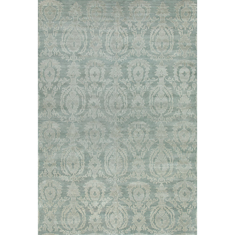 Classic Damask Area Rug, Rectangle 5' x 8'