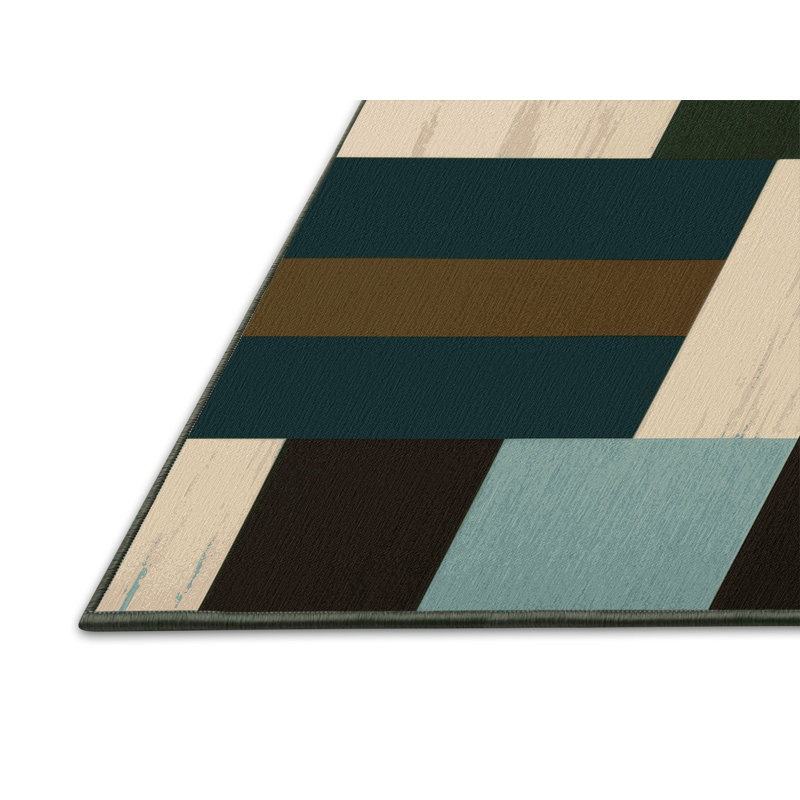 Pixel Pattern Plains Rug, Rectangle 2' x 3'