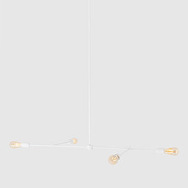 Triso 4 - Light Unique/Statement Pendant, White