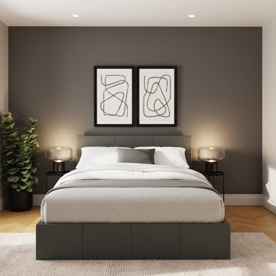 Basso Upholstered Ottoman Storage Bed