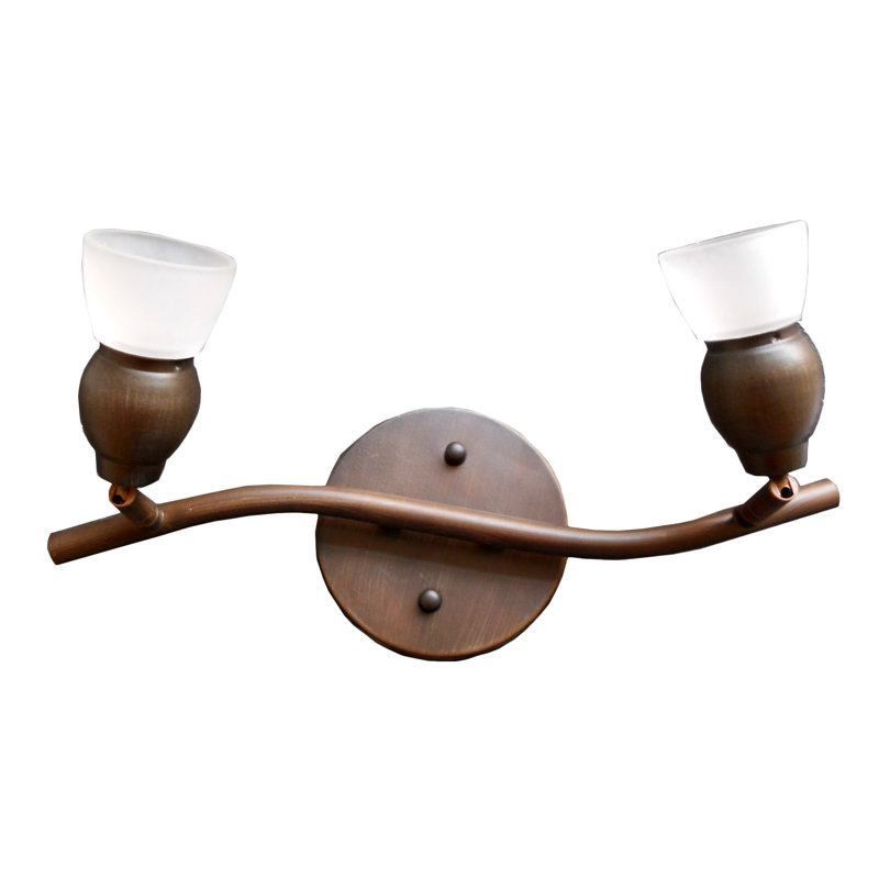 Bentley 15'' 2 -Light Fixed Track Track Kit, Oil Rubbed Bronze