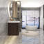 Ensemble de meuble-lavabo simple mural 42 po-1519513392