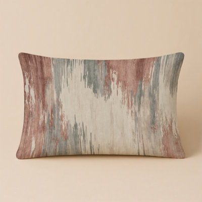 Watercolor Beige Indoor and Outdoor Throw Pillow
