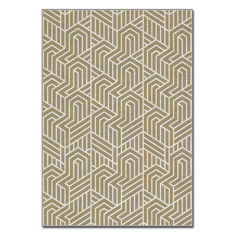 Tapis luxueux antidérapant, 100% polyester, 4,0 x 5,9 pieds, 740 g / m² | Velours avec impression numérique | Éponge stratifiée facile à nettoyer sous la machine, lavable à la machine | Parfait pour le salon, la chambre à coucher et la décoration intérieure