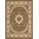 Rug Branch Diwan 5' x 7' (5'3" x 7'5") Green/Beige Persian Medallion Indoor Area Rug, Traditional, Low Pile, Stain-Resistant Carpet - Living Room, Bedroom, Dining Room, and Kitchen