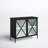 Diego 2-Door Iron Accent Cabinet