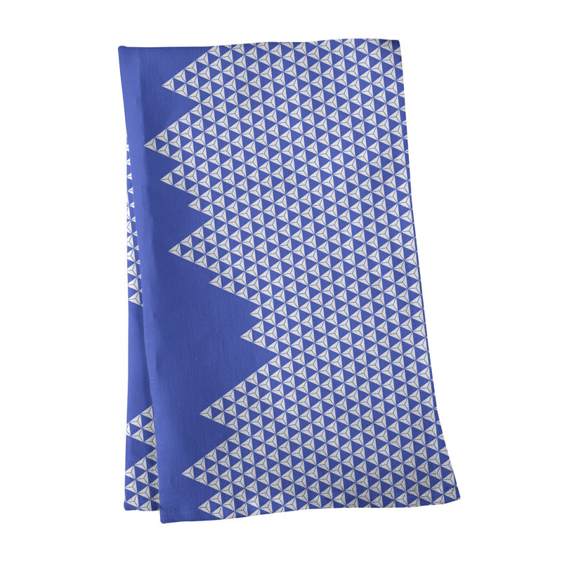 Tea Towel Kitchen Towel, Poly Twill, Blue