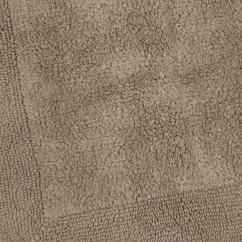 Nagelly Reversible Square Bath Mat, Mocha