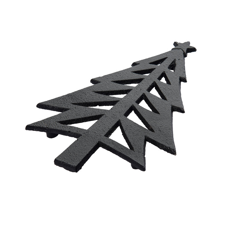  Sous-arbre en métal noir mat 9,06 po