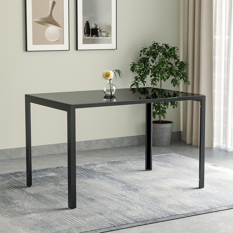 Etzel Glass Top Dining Table
