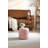11.8In Small Round Faux Leather Upholstered Ottoman-120539214
