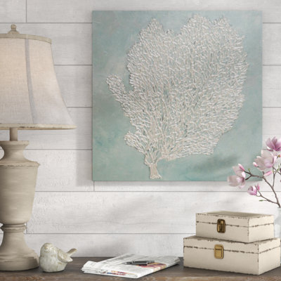 «Seafan IV» par L. Bodine - peinture sur toile tendue