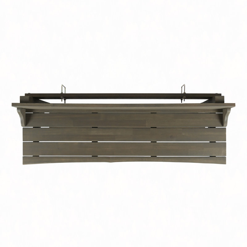 3-Piece Balcony Bar Set With Bottom Shelf Table And 2 Stools