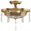 Monte Carlo 3 - Light Semi Flush Mount