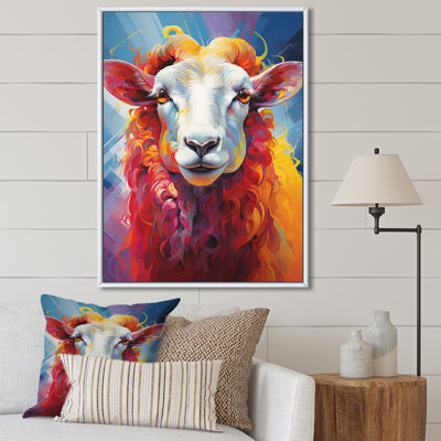Popart Sheep Ewes I - reproduction sur toile
